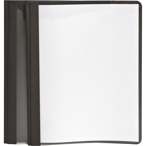 Cover, Report, Clear Cover, Black 25/BX
