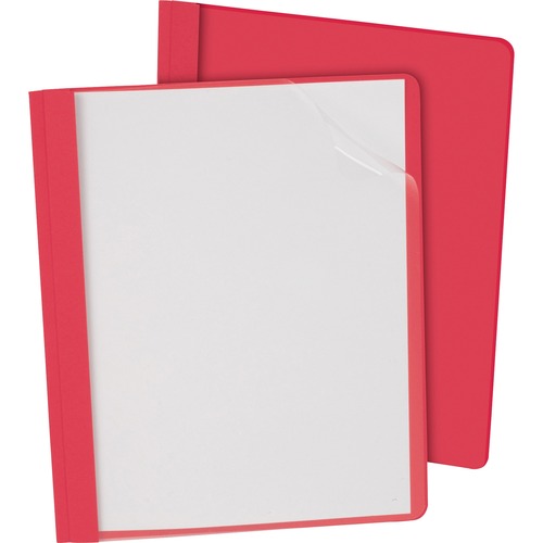 Cover, Report, Clear Cover, Red 25/BX