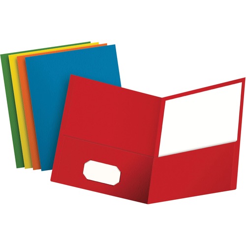Folder, 2-Pocket, Letter, Assorted 25/BX