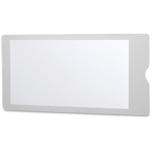 Pocket, Plastic, Insert, 4x9, Clear 50/BX
