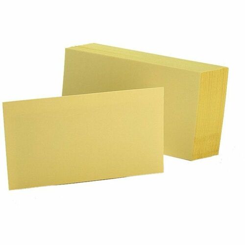 Card, Index, Plain, 3x5, Ca 100/PK