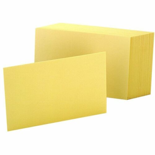 Card, Index, Plain, 4 x 6, Ca 100/PK