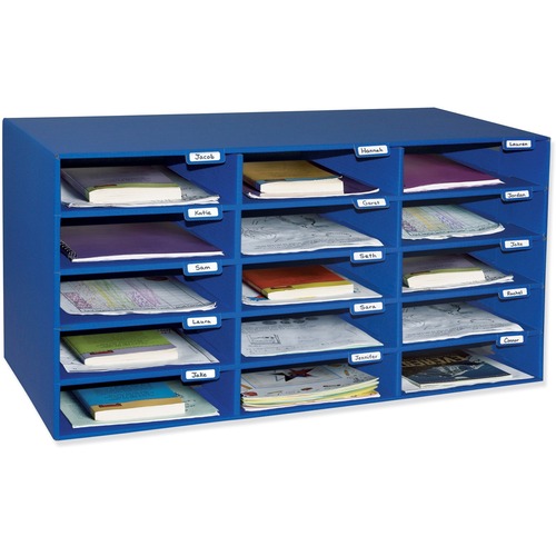 Mailbox, 15-Slot, Blue
