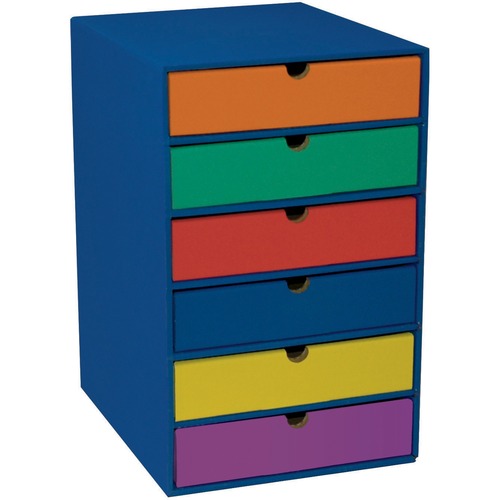 Organizer, 6-Shelf, Blue