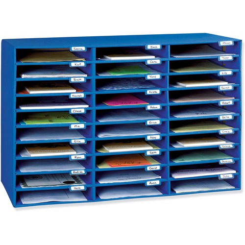 Mailbox, 30-Slot, Blue