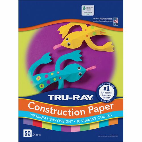 Paper, Const, 9x12, Brite 50/PK