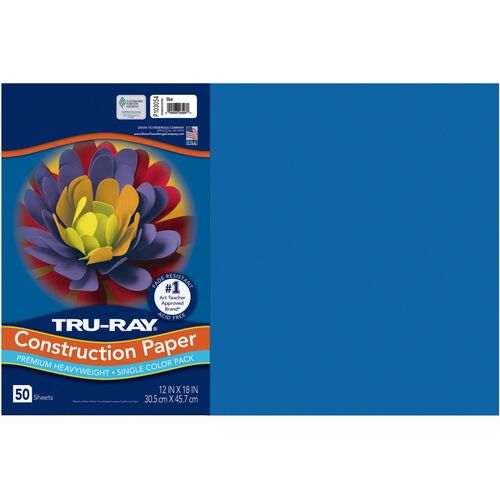 Paper, Const, 12x18, Blue 50/PK