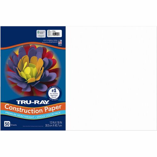 Paper, Construction, 12 X 18, White 50/PK