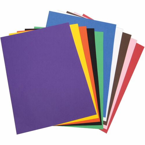 Paper, Construction, 18x24, Assorted 50/PK