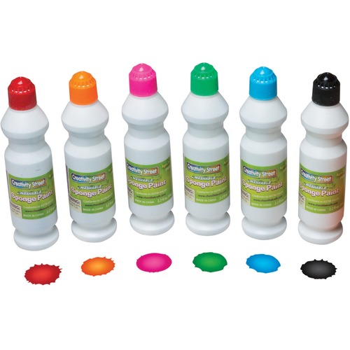 Set, Paint, Sponge, Ast 6/ST