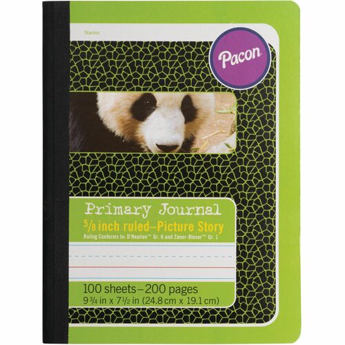 Journal, Pic Story, Green Panda
