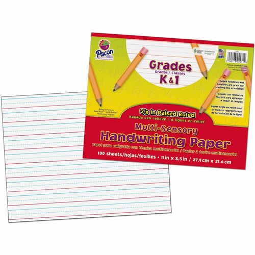 Tablet, Handwriting, Sensory, 100 Sheet