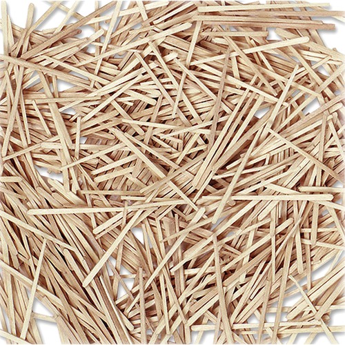 Toothpicks, Flat, Wood, 2-1/4", Natural 2500/BX