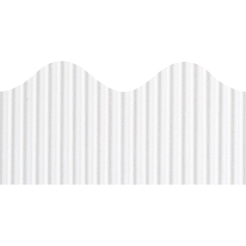 Decorative Border, Recyclable, 2-1/4" x 50 Foot, White