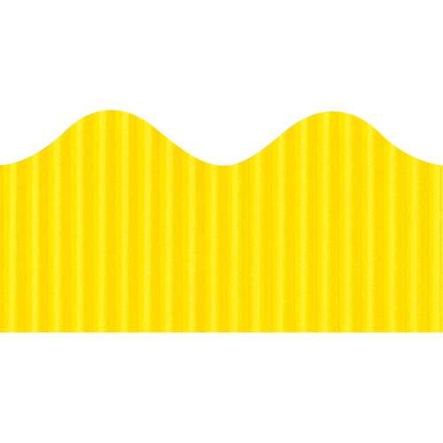 Decorative Border, Recyclable, 2-1/4" x 50 Foot, Canary