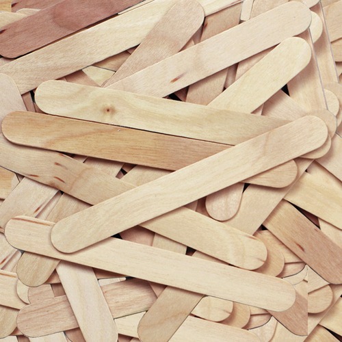 Stick, Craft, Wood, Jumbo, Natural 500/BX