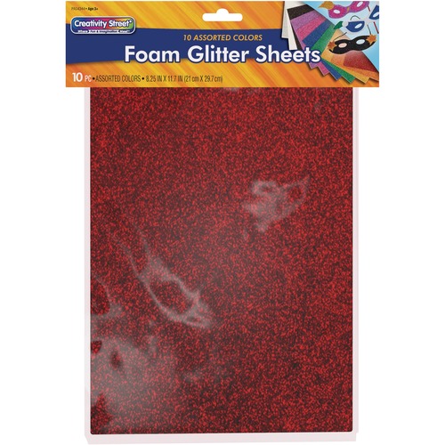 Foam Sheet, WonderFoam, Glitter, 8-1/4" W x 11-7/10" H, AST