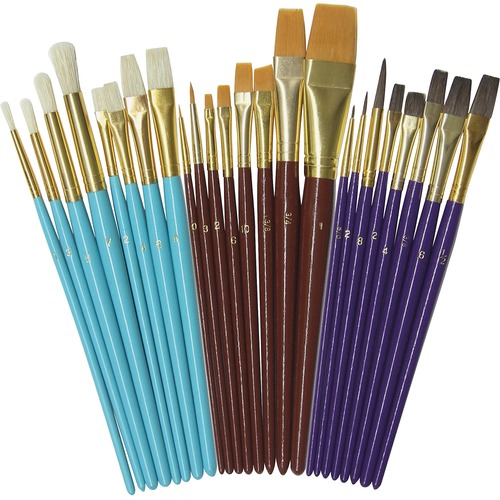 Paint Brush Set, Brush Hairs, Brush Shapes, Ast 24/ST