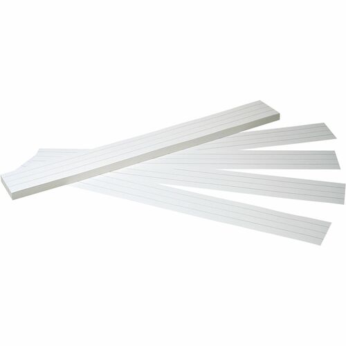 Strips, Sentence, 3" x 24", White 100/PK