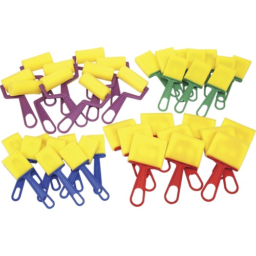 Set, Brush/Roller, Foam, Assorted 40/ST