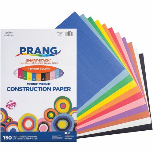 Paper, Const, 12x18, Ast, 150 Sh 150/PK