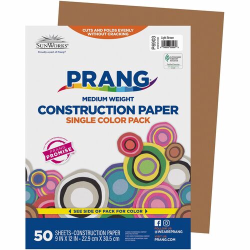 Paper, Construction, 9x12, Linen 50/PK