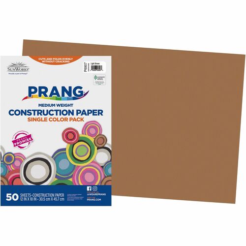 Paper, Construction, 12x18, Linen 50/PK
