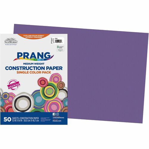 Paper, Construction, 12 x 18, Vellum 50/PK