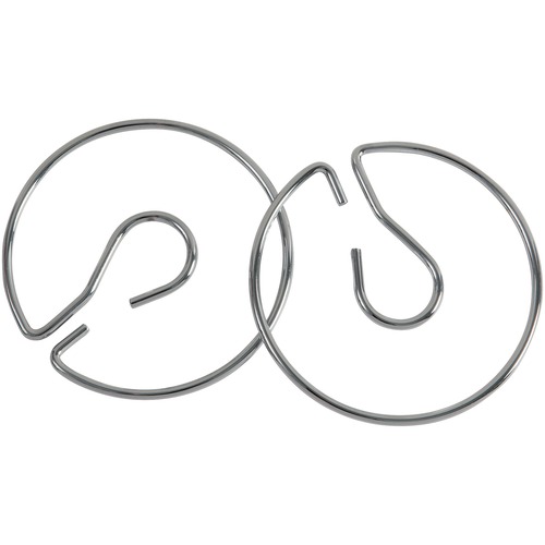Chart Stand Rings, 4", Silver 2/PK