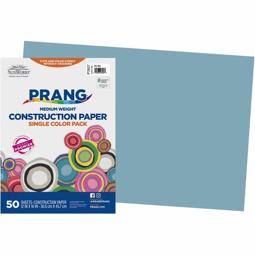Paper, Construction, 12 X 18, Single Backed 50/PK