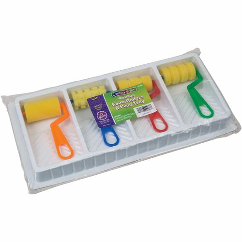 Paint Rollers/Tray, Foam, Patterns, Assorted