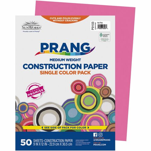 Paper, Const, 9x12, Htpk, 50sh 50/PK