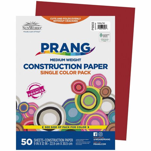 Paper, Construction, 9x12, Hard 50/PK