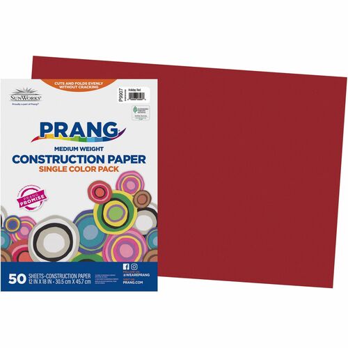 Paper, Construction, 12x18, Hard 50/PK