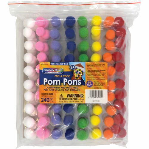 Set, Pom, Self Adhesive, Asst 240/PK
