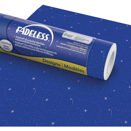 Paper, Fadeless, Roll, 48" x 50', Natural Ivory Gloss
