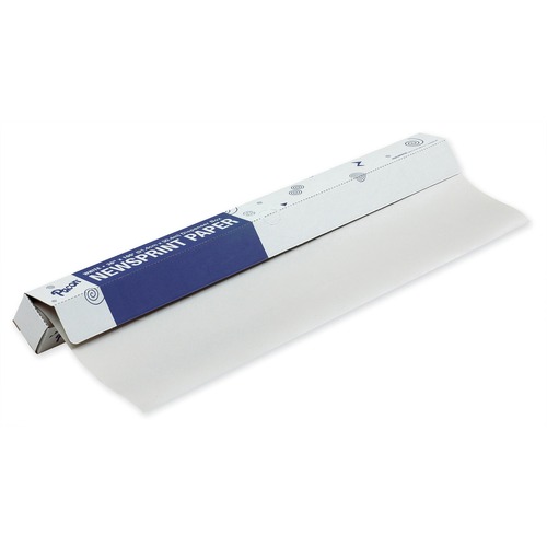 Newsprint Roll, Paper, 36" x 100' Roll, White