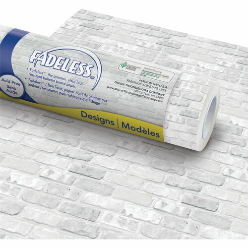 Roll, Fadeless, 48" x 50 Foot, White Break