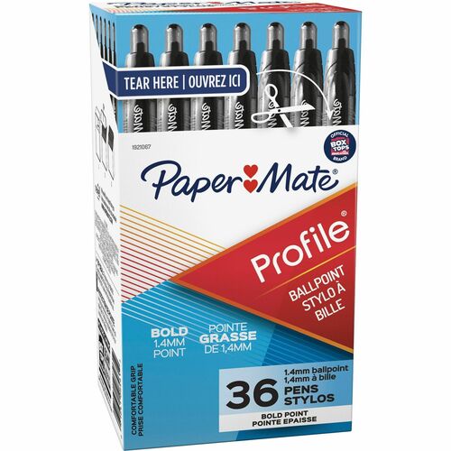 Pen, Profile, 1.4mm, Black 36/PK