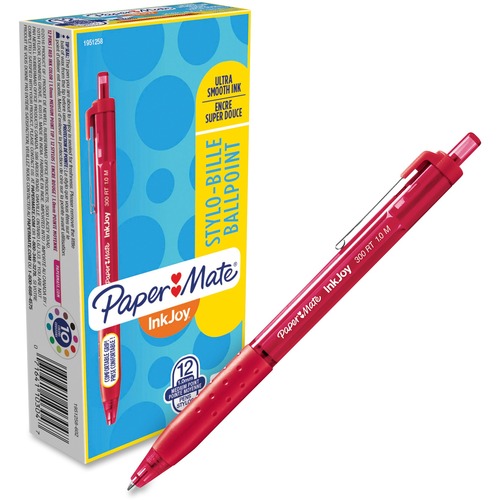 Pen, Inkjoy, 300RT, 1.0 Millimeter, Red 12/DZ