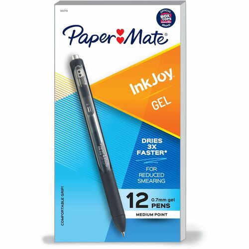Pen, Gel, Inkjoy, 0.7 Millimeter, Black 12/DZ
