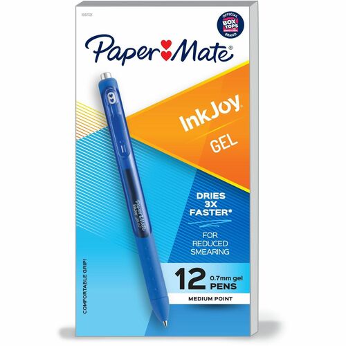 Pen, Gel, Inkjoy, 0.7 mm, Blue Ergonomic 12/DZ