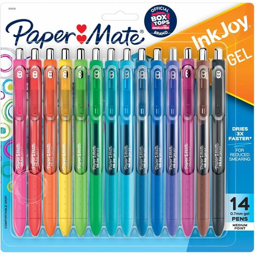 Pen, Gel, Inkjoy, 0.7, Assorted 14/PK