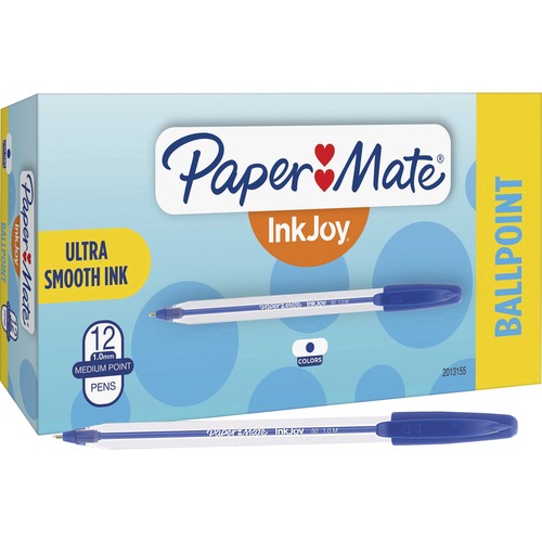 Pen, Stick, Inkjoy, Medium, Blue 12/DZ