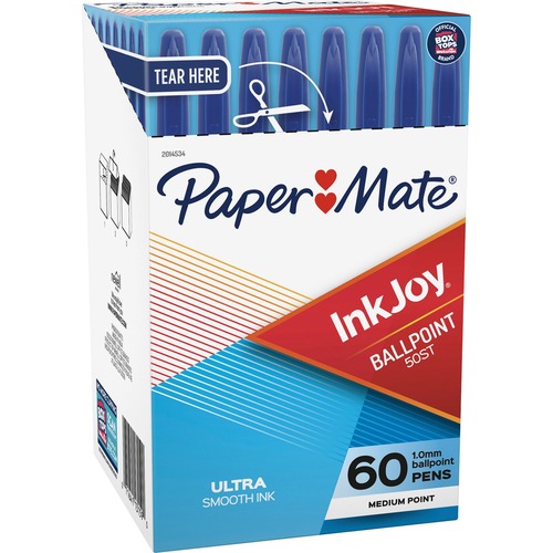 Pen, Ballpoint, Inkjoy, 1.0 Millimeter, Blue 60/BX
