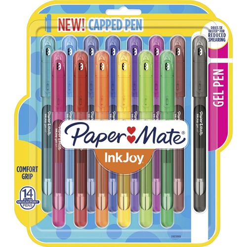 Pen, Gel, Stick, Injoy, .7, Ast, 14 14/PK