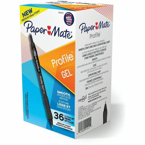 Pen, Gel, Profile, .7, Black 36/BX