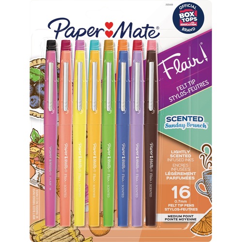 Pen, Flair, Scented, Asst 16/PK