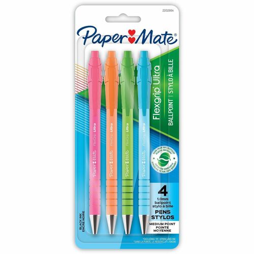 Pen, Flexgrip Ultra, Asst 4/PK