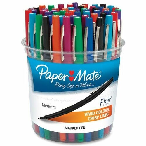Pen, Flair, Medium, Assorted 48/BX